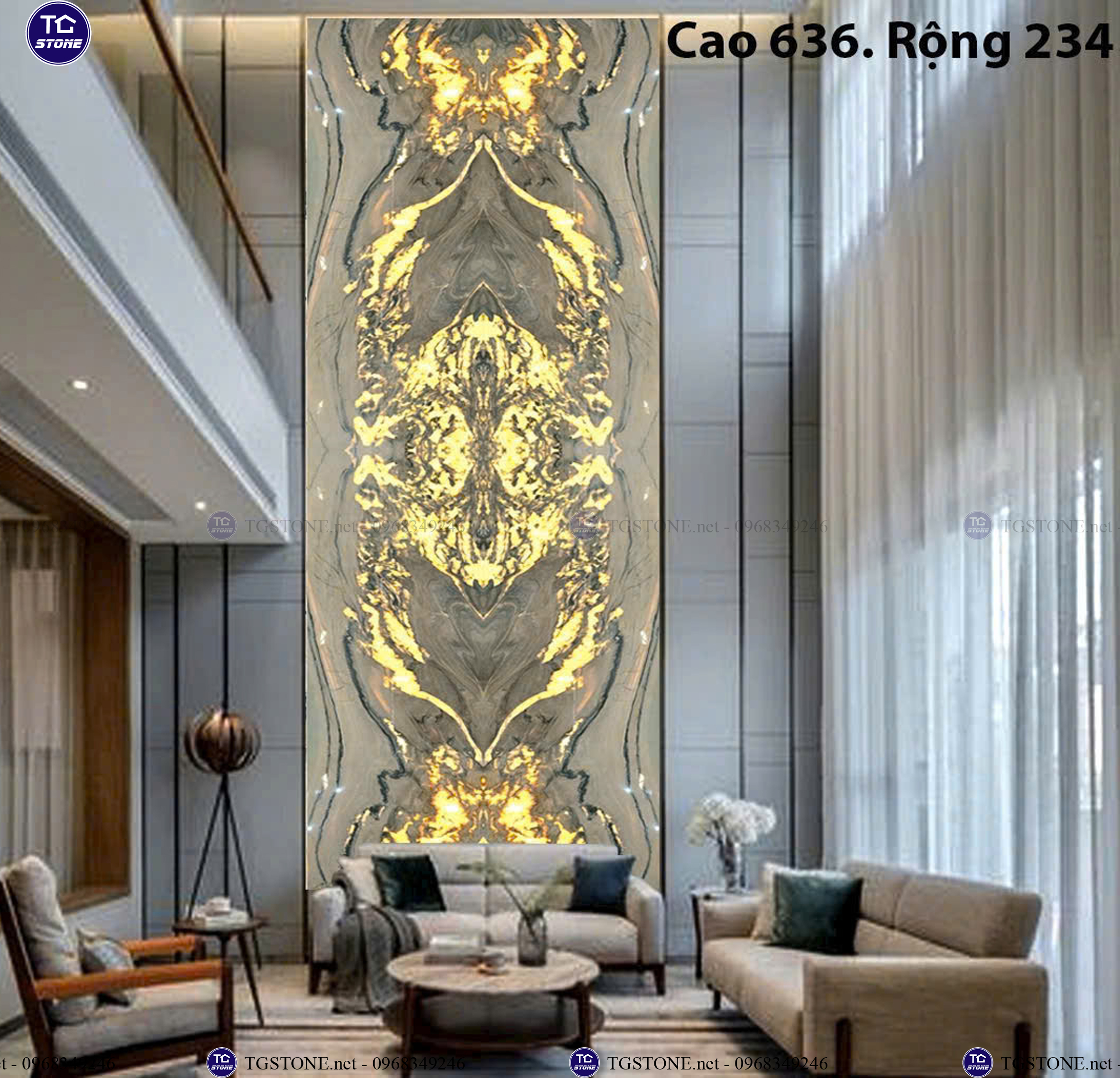 ĐÁ TRANH VÁCH THÔNG TẦNG 31