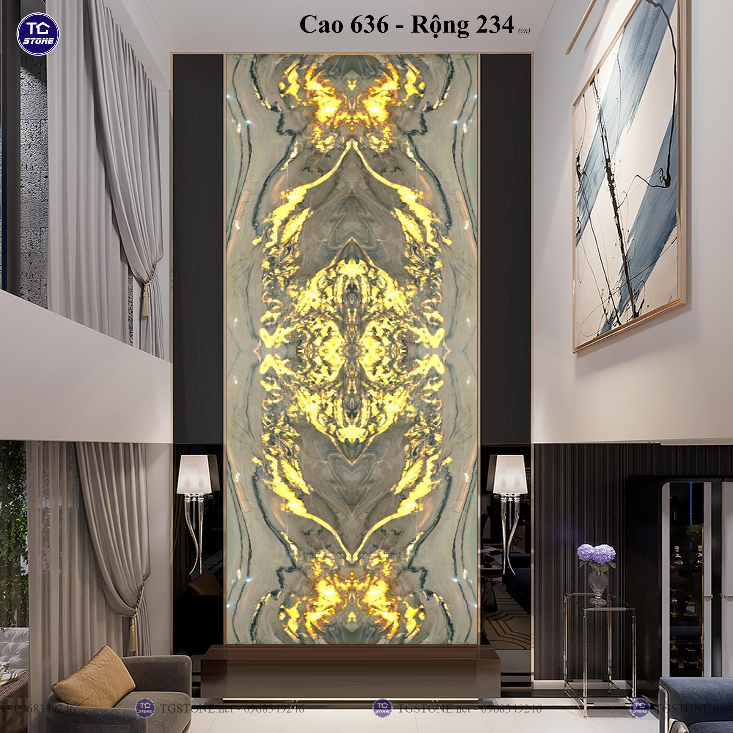 ĐÁ TRANH VÁCH THÔNG TẦNG 37