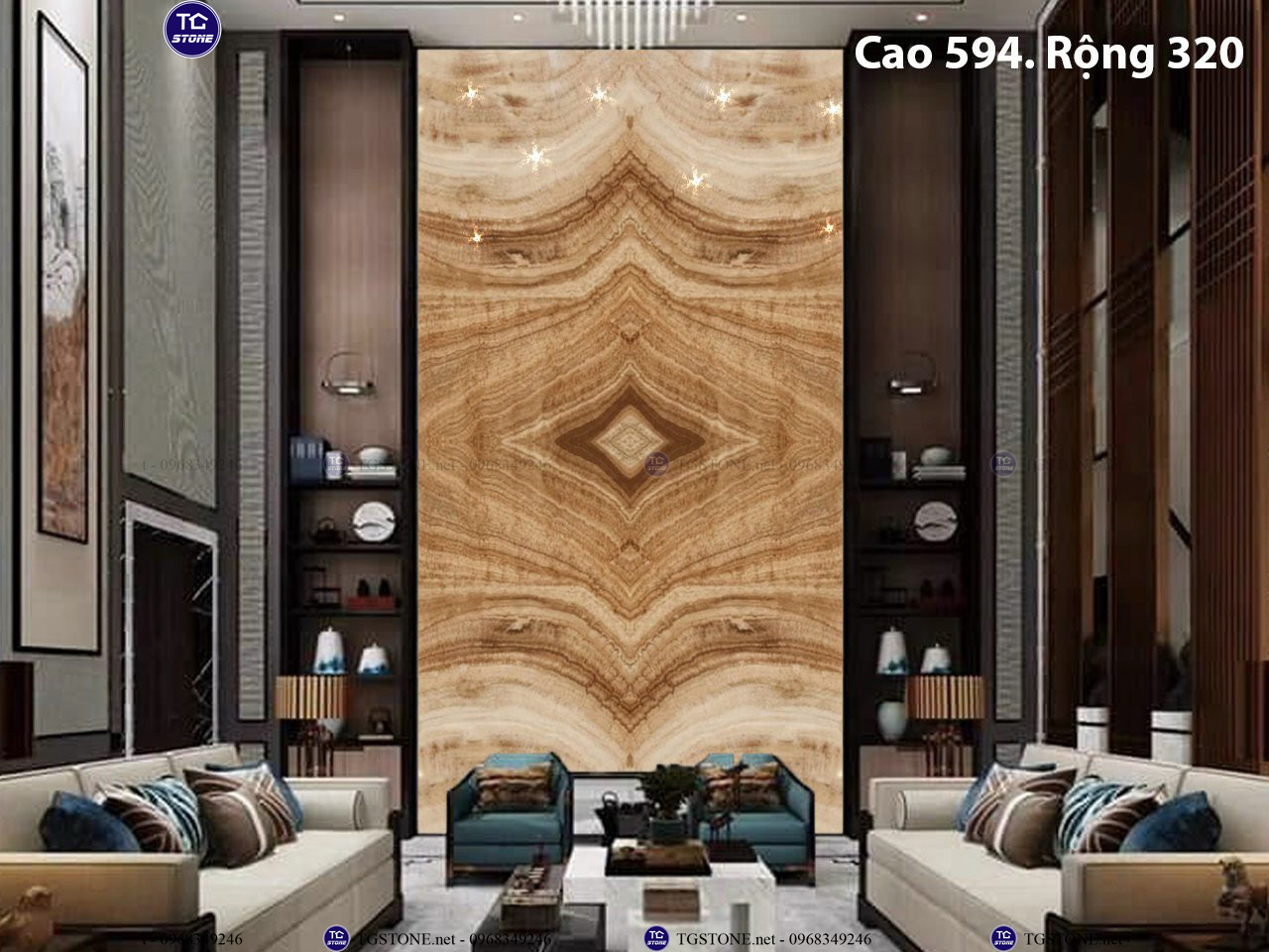 ĐÁ TRANH VÁCH THÔNG TẦNG 46