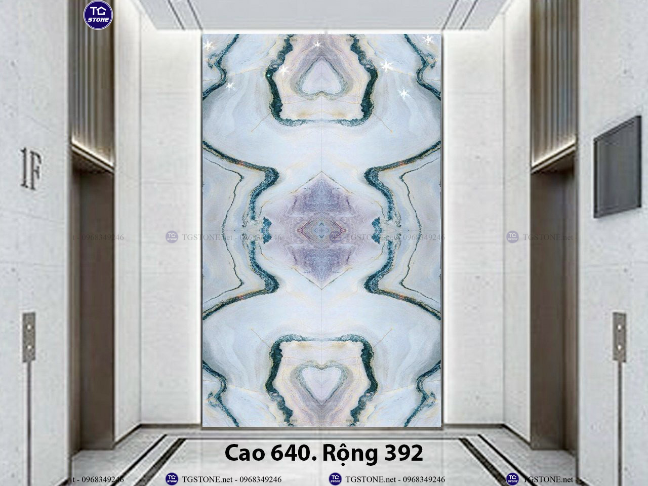ĐÁ TRANH VÁCH THÔNG TẦNG 50