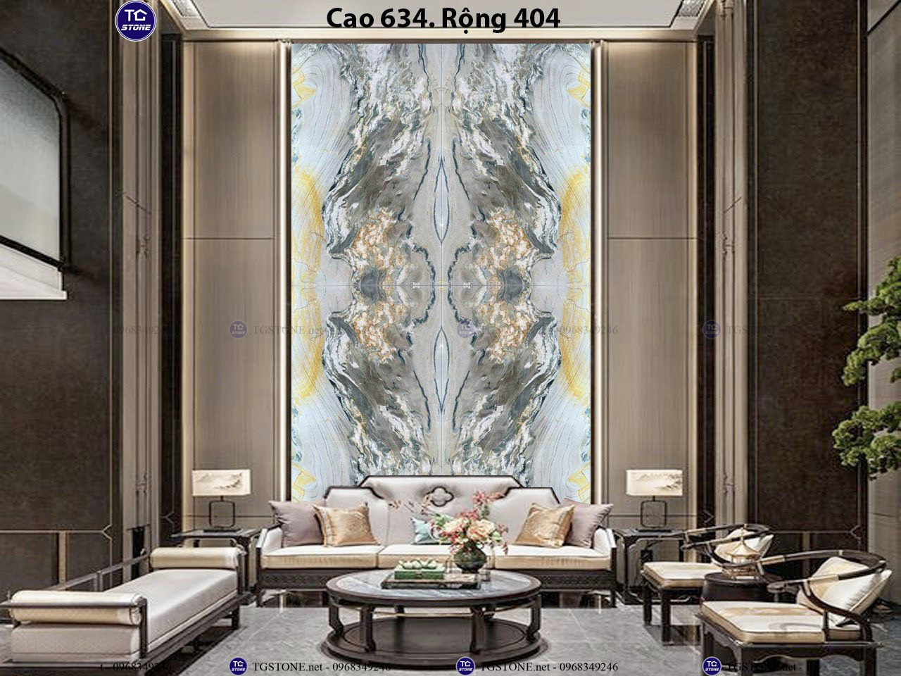 ĐÁ TRANH VÁCH THÔNG TẦNG 64