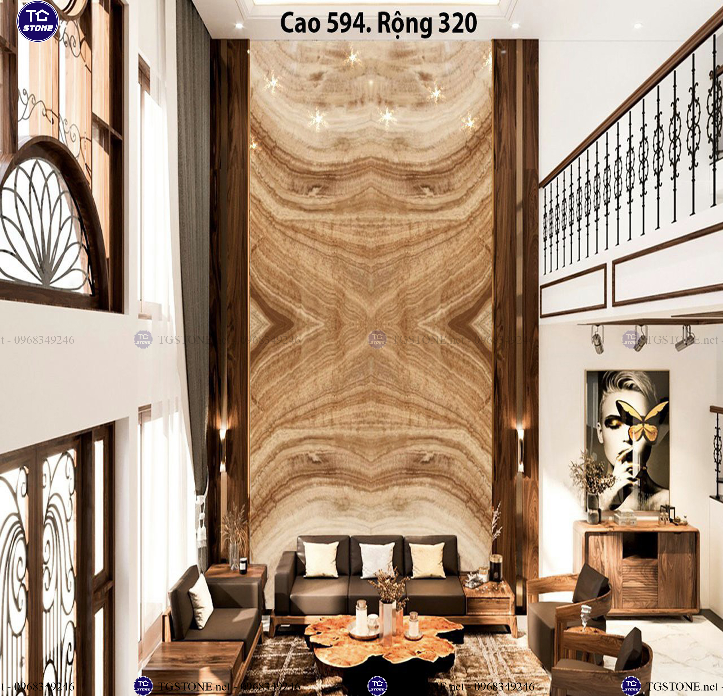 ĐÁ TRANH VÁCH THÔNG TẦNG 71