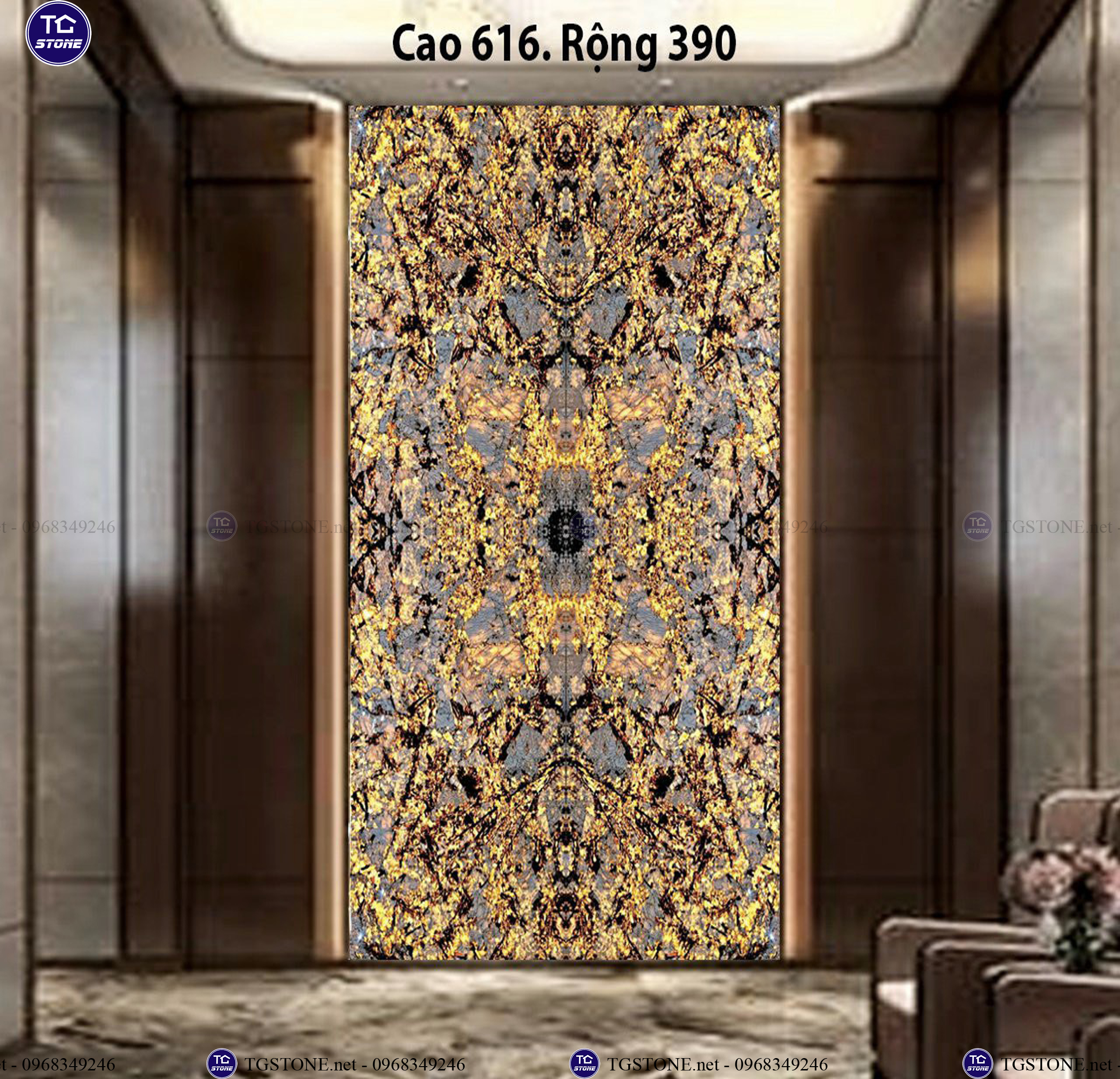 ĐÁ TRANH VÁCH THÔNG TẦNG 73
