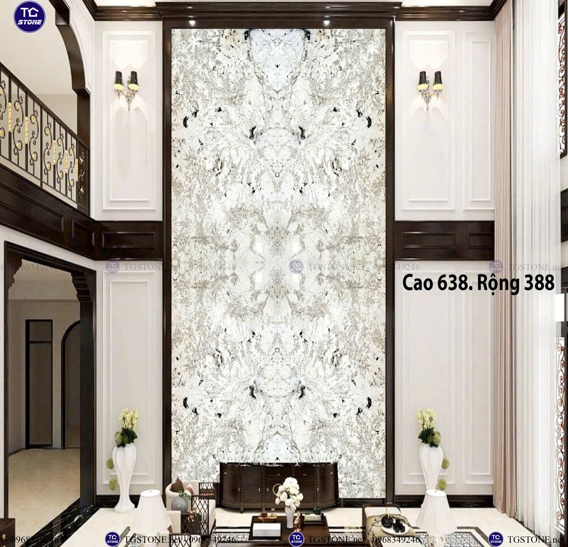 ĐÁ TRANH VÁCH THÔNG TẦNG 83