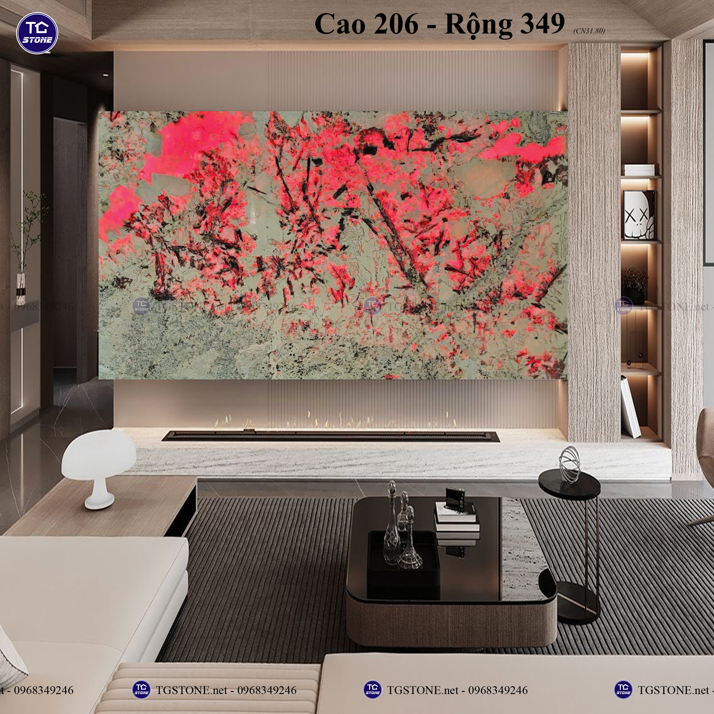 ĐÁ TỰ NHIÊN XUYÊN SÁNG NGUYÊN TẤM 51