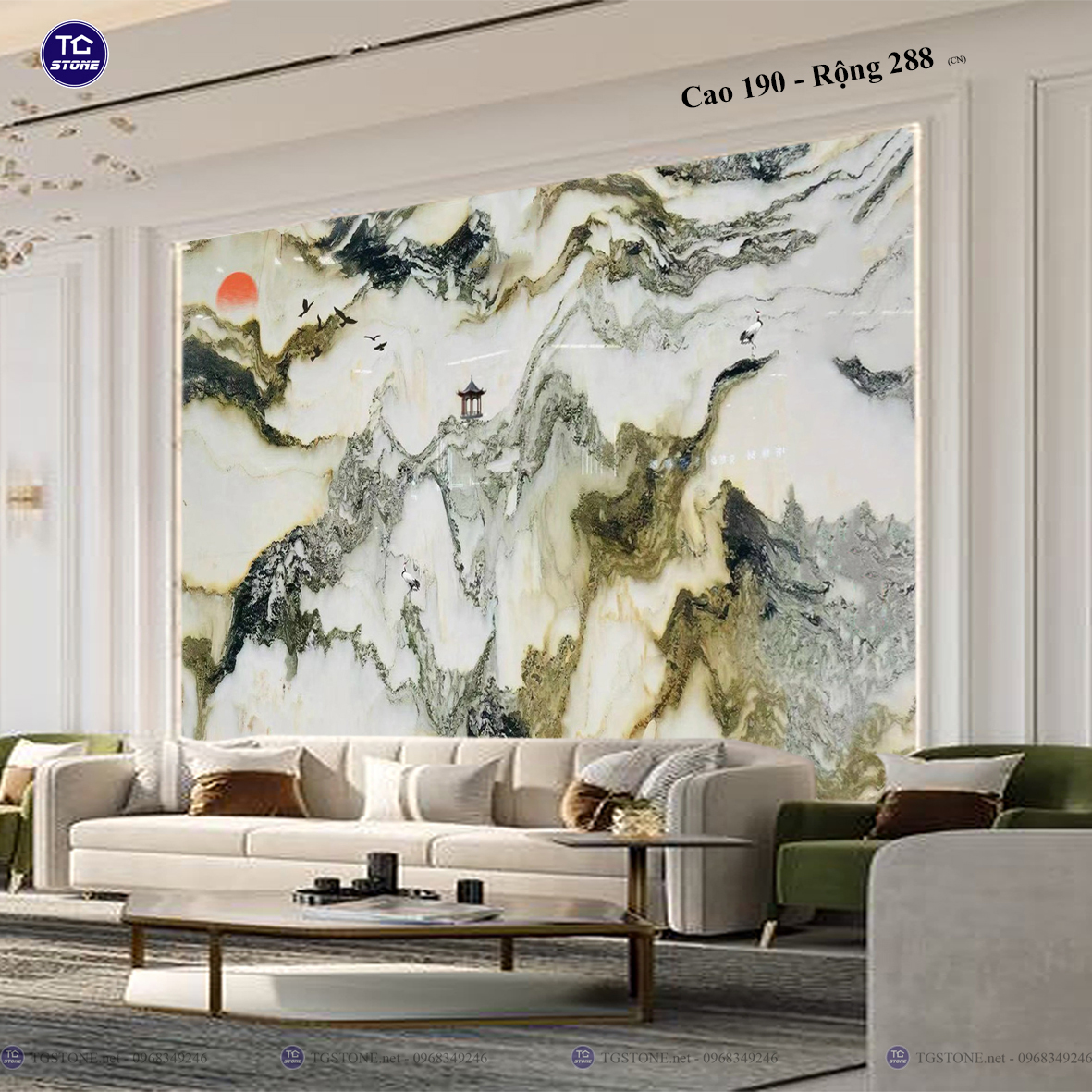 ĐÁ TRANH SƠN THỦY TỰ NHIÊN 104