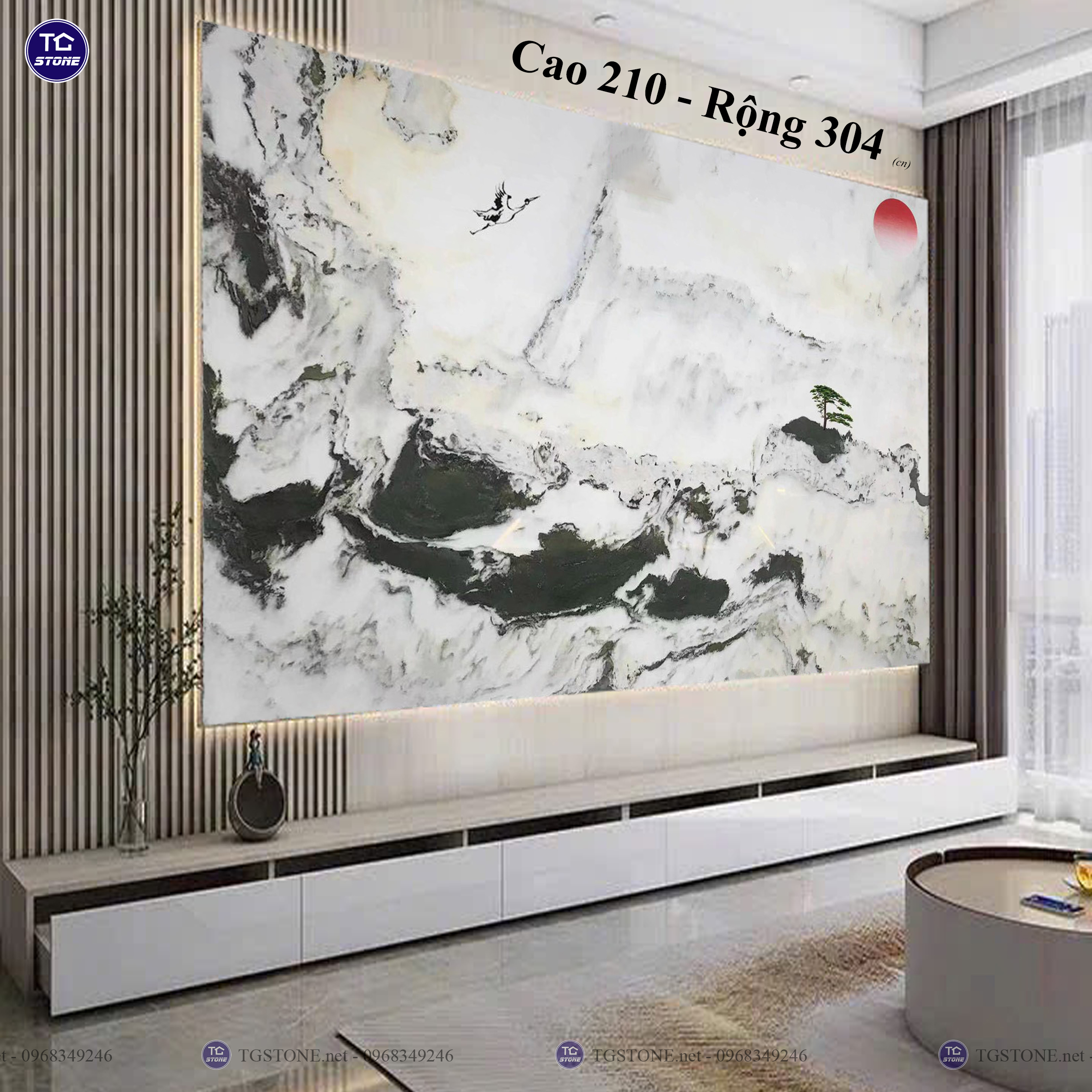 ĐÁ TRANH SƠN THỦY TỰ NHIÊN 138