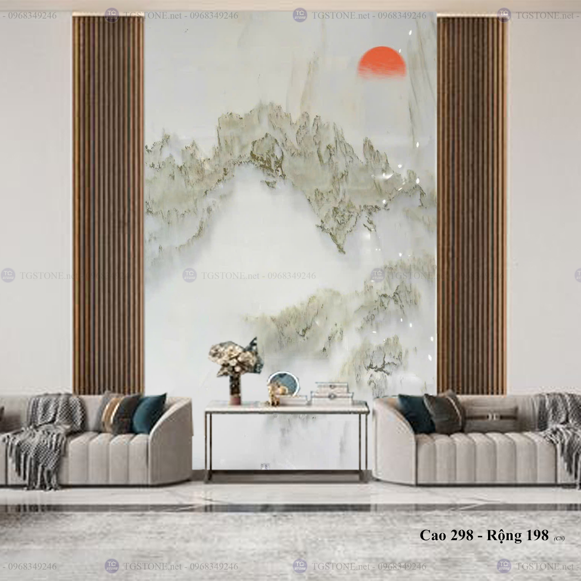 ĐÁ TRANH SƠN THỦY TỰ NHIÊN 60