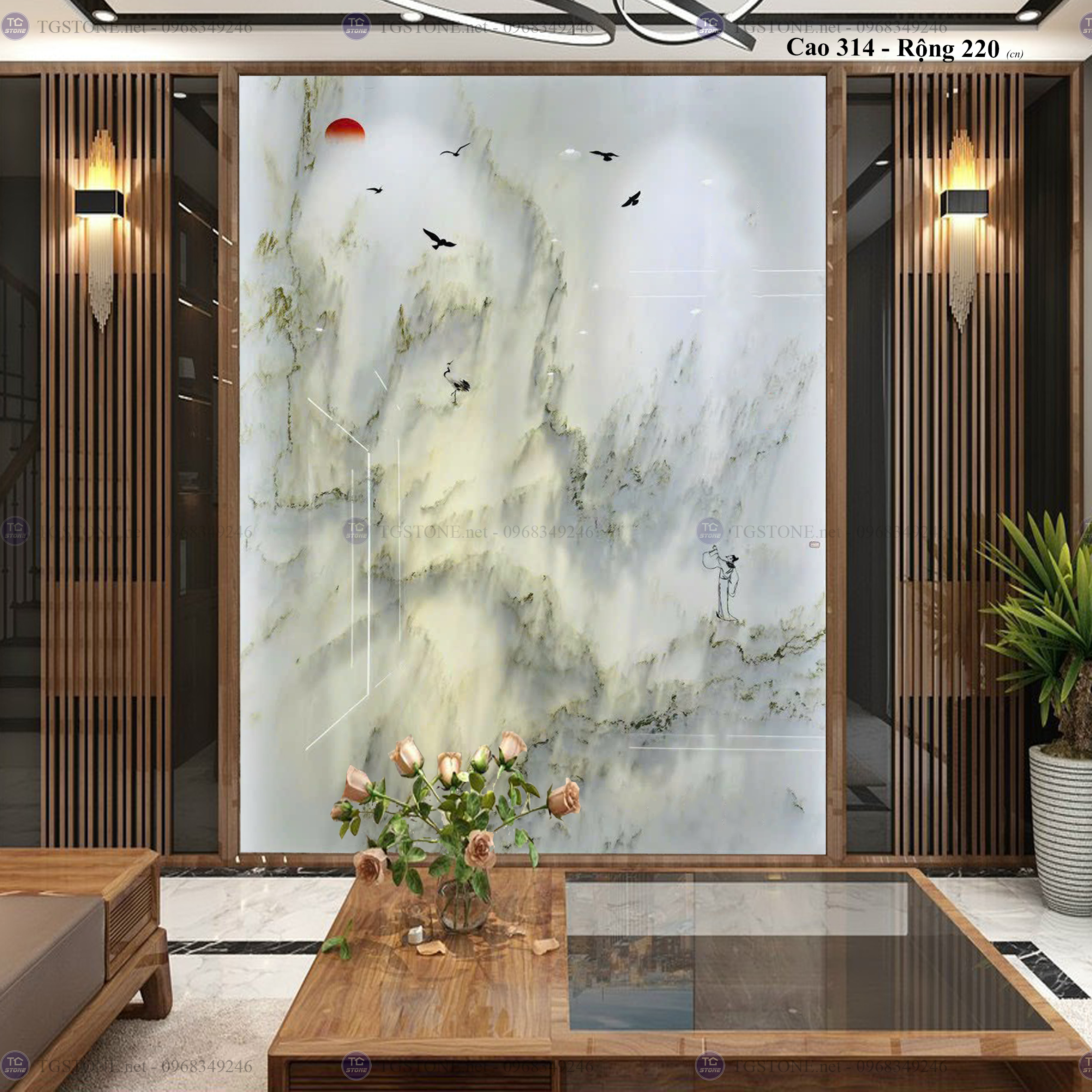 ĐÁ TRANH SƠN THỦY TỰ NHIÊN 61