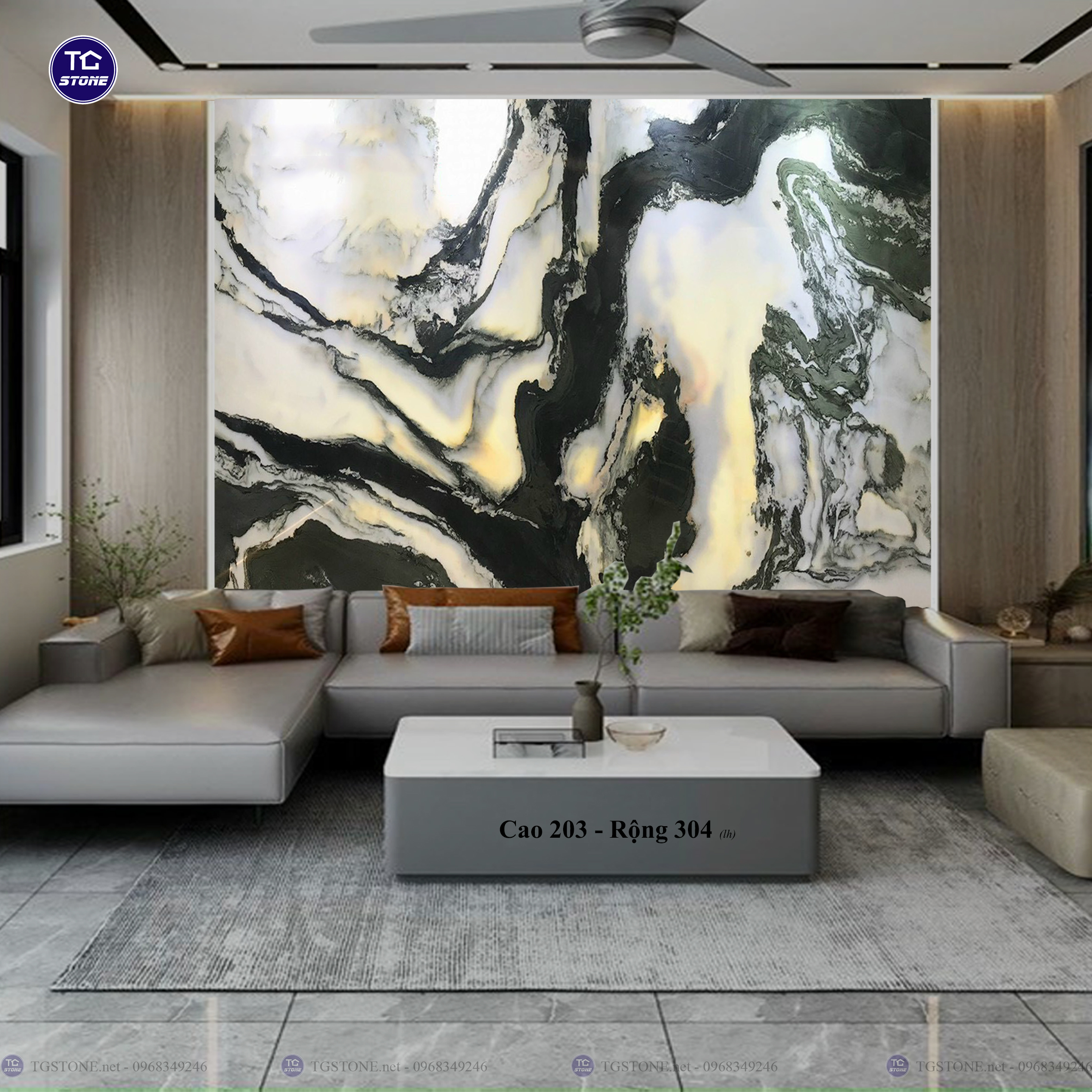 TRANH ĐÁ SƠN THỦY TỰ NHIÊN XUYÊN SÁNG 130