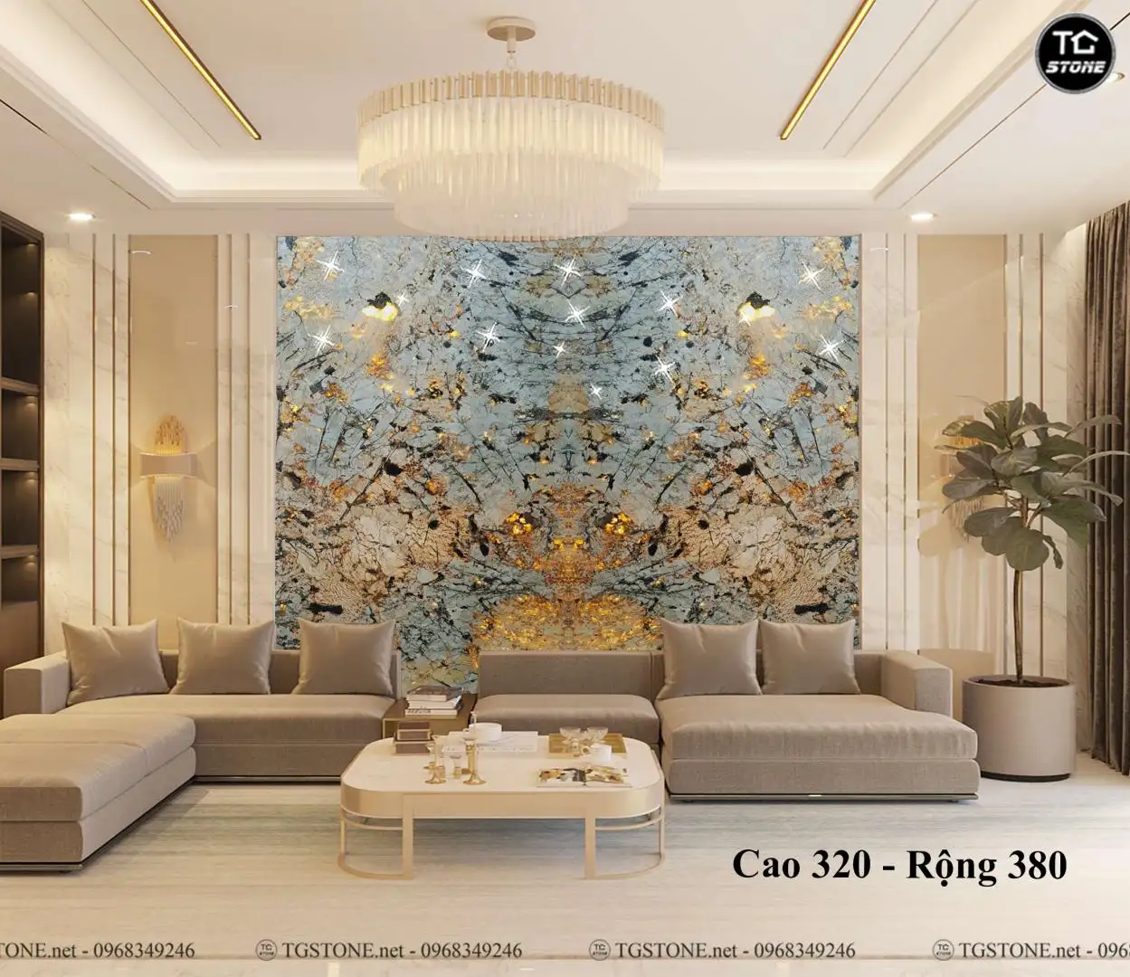 TRANH ĐÁ THẠCH ANH TỰ NHIÊN 130