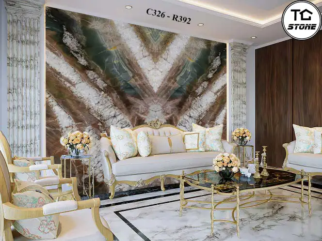 TRANH ĐÁ THẠCH ANH TỰ NHIÊN 253