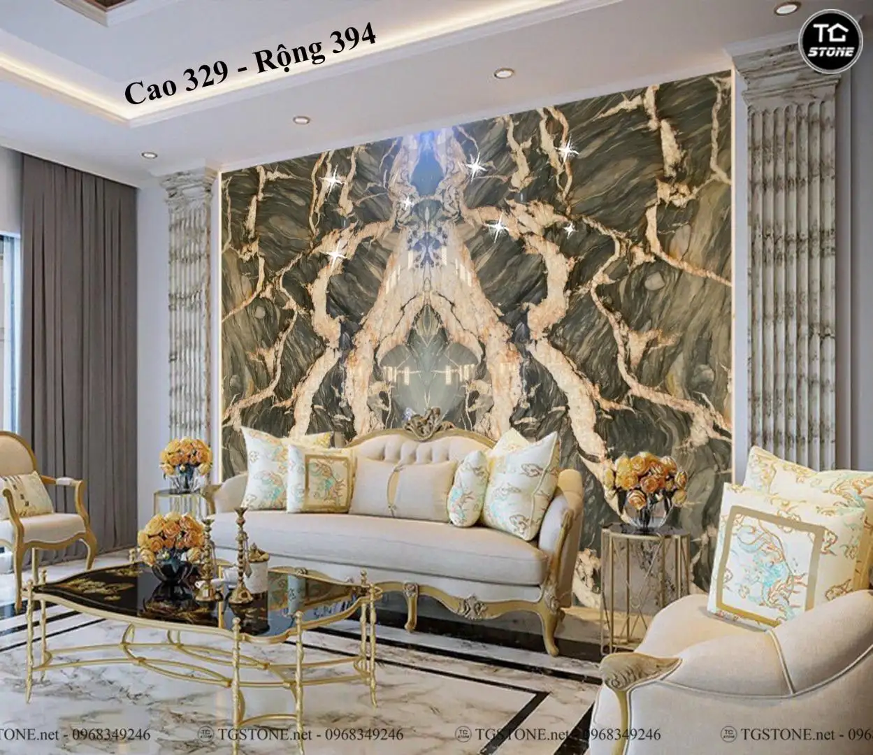 TRANH ĐÁ THẠCH ANH TỰ NHIÊN 280
