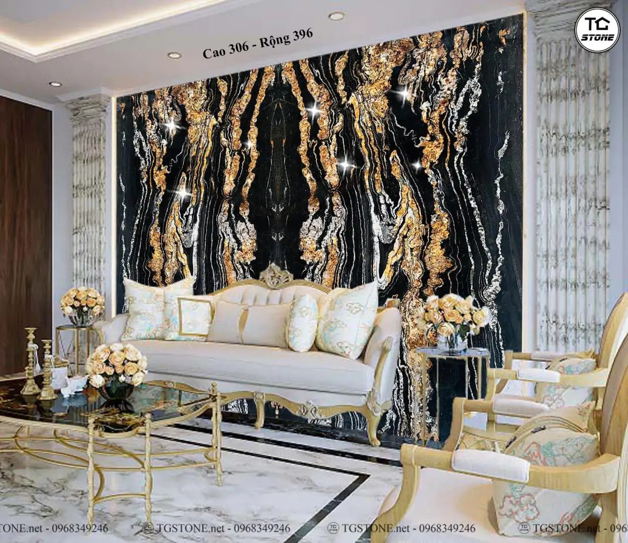 TRANH ĐÁ THẠCH ANH TỰ NHIÊN 320