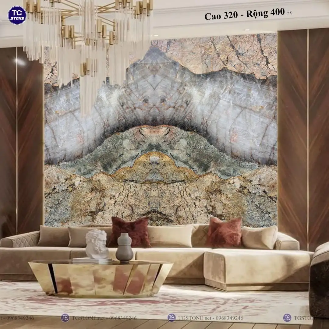 TRANH ĐÁ THẠCH ANH TỰ NHIÊN 385