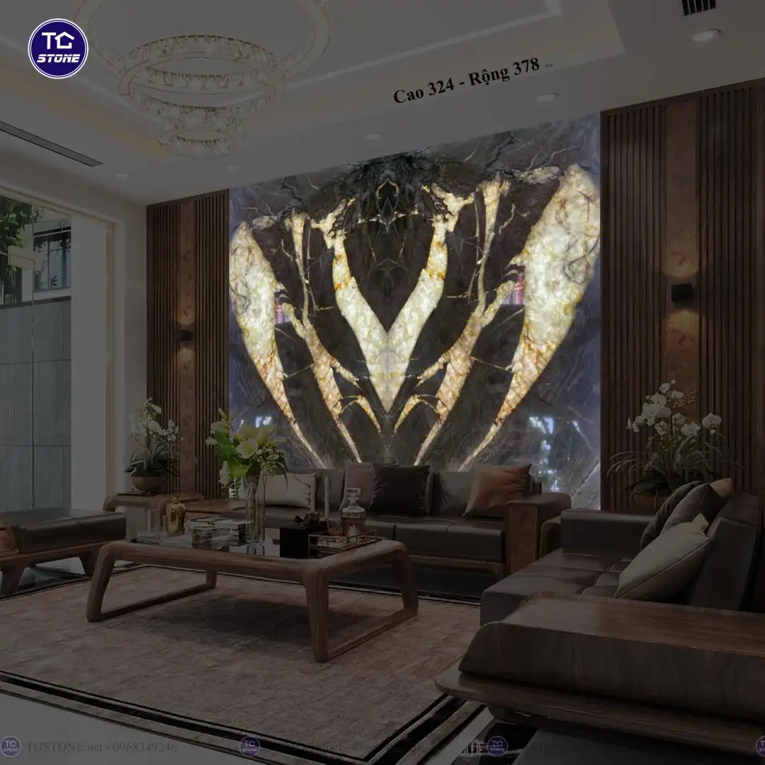 TRANH ĐÁ THẠCH ANH TỰ NHIÊN 594
