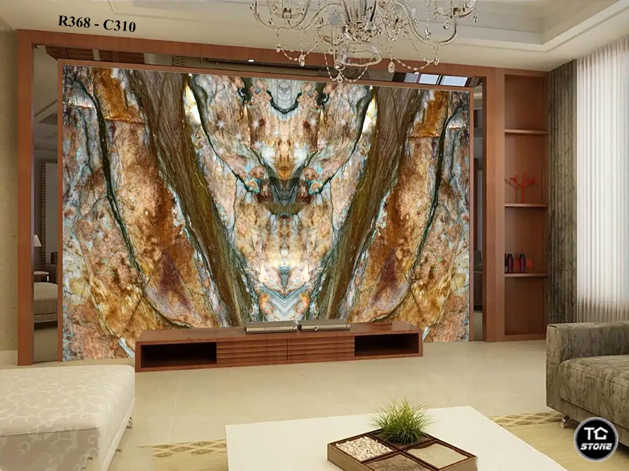 TRANH ĐÁ THẠCH ANH TỰ NHIÊN 80