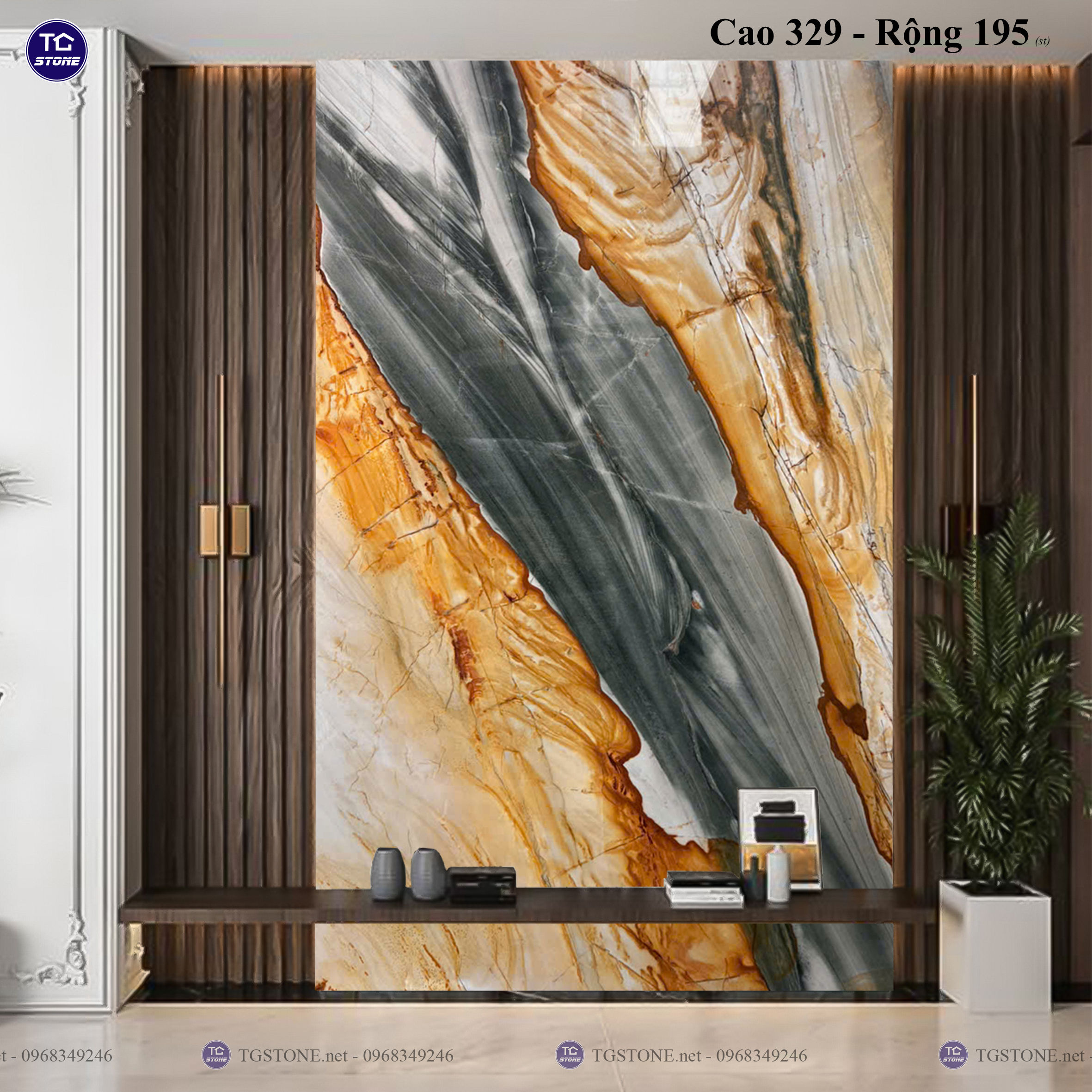 TRANH ĐÁ TỰ NHIÊN NGUYÊN TẤM 164