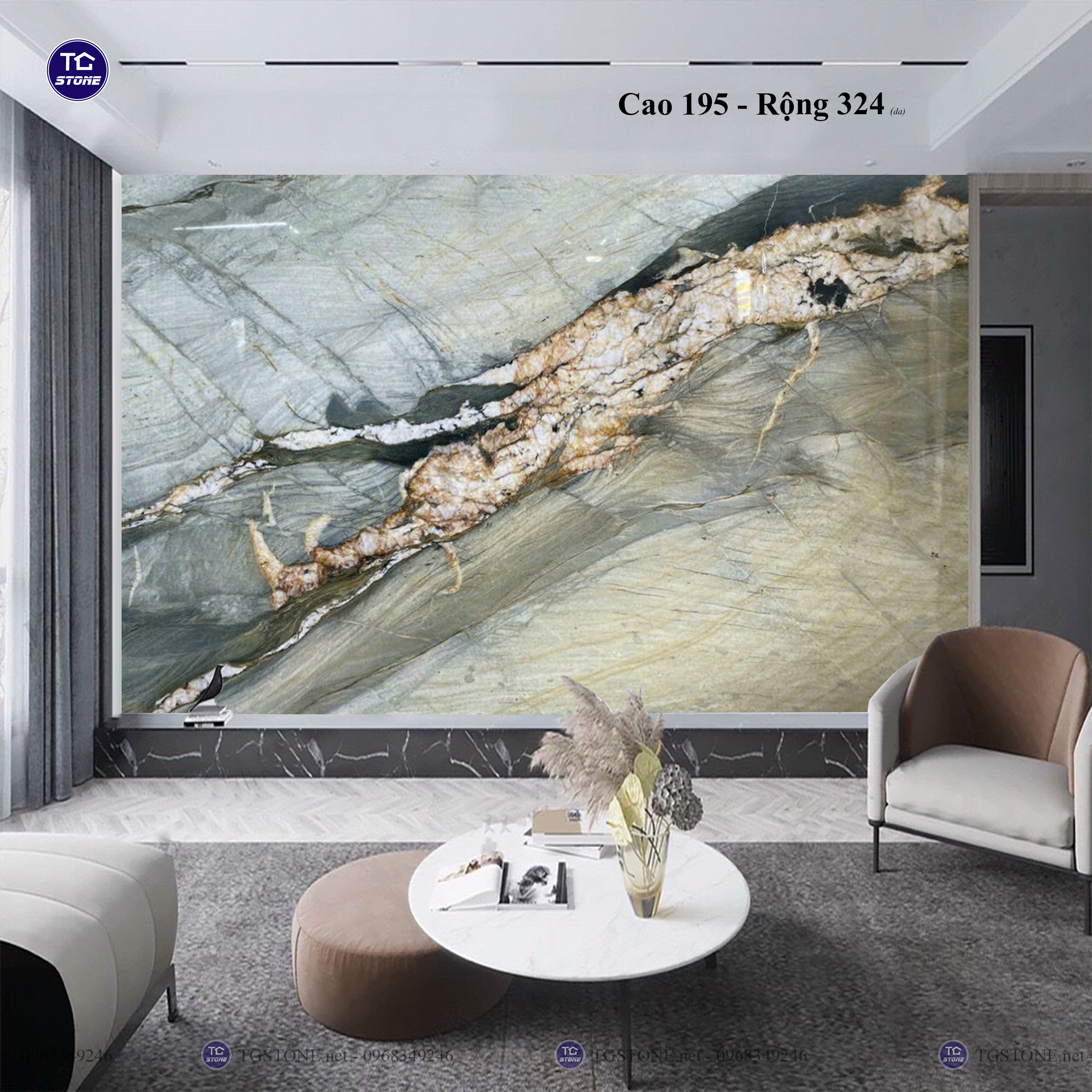 TRANH ĐÁ TỰ NHIÊN NGUYÊN TẤM 190