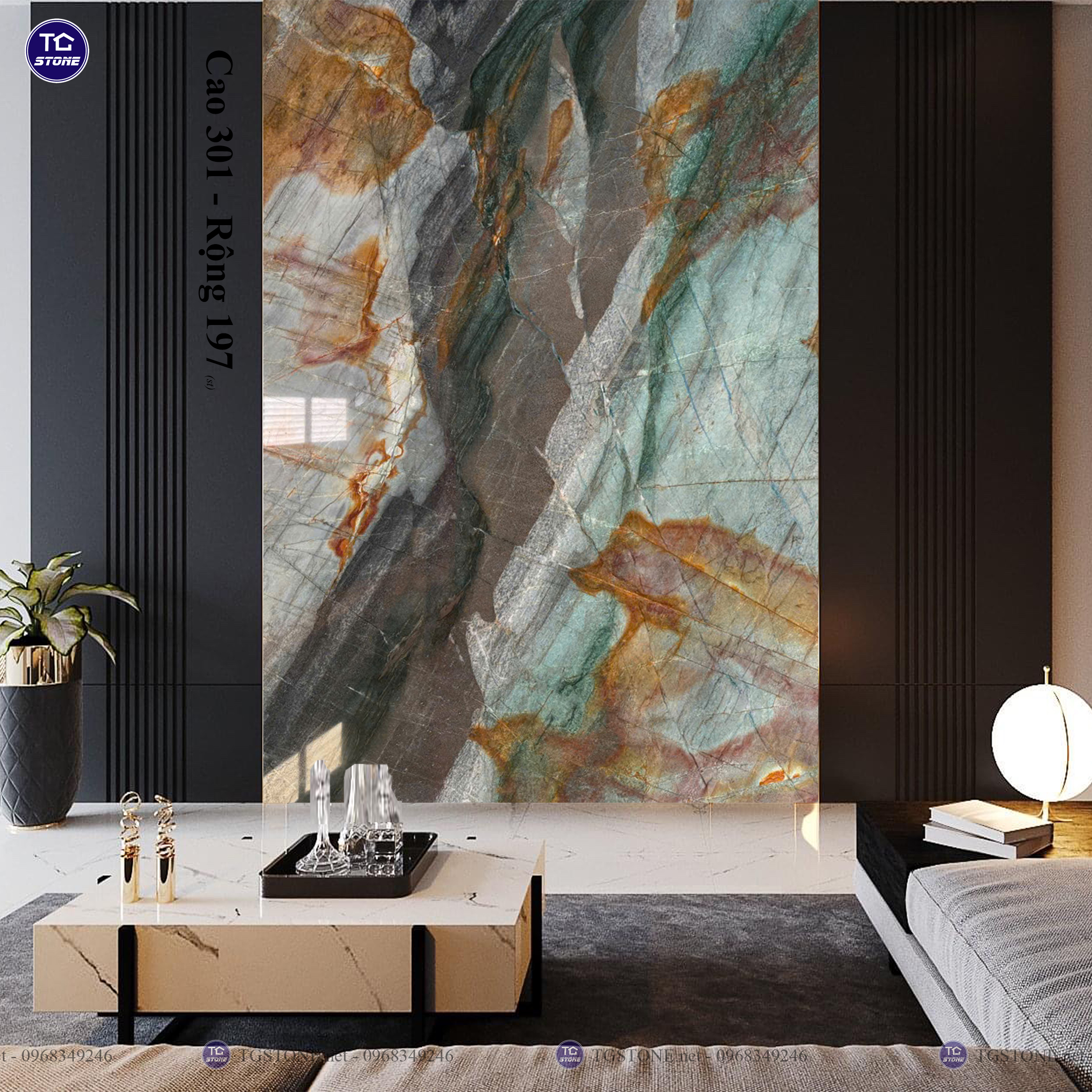 TRANH ĐÁ TỰ NHIÊN NGUYÊN TẤM 83