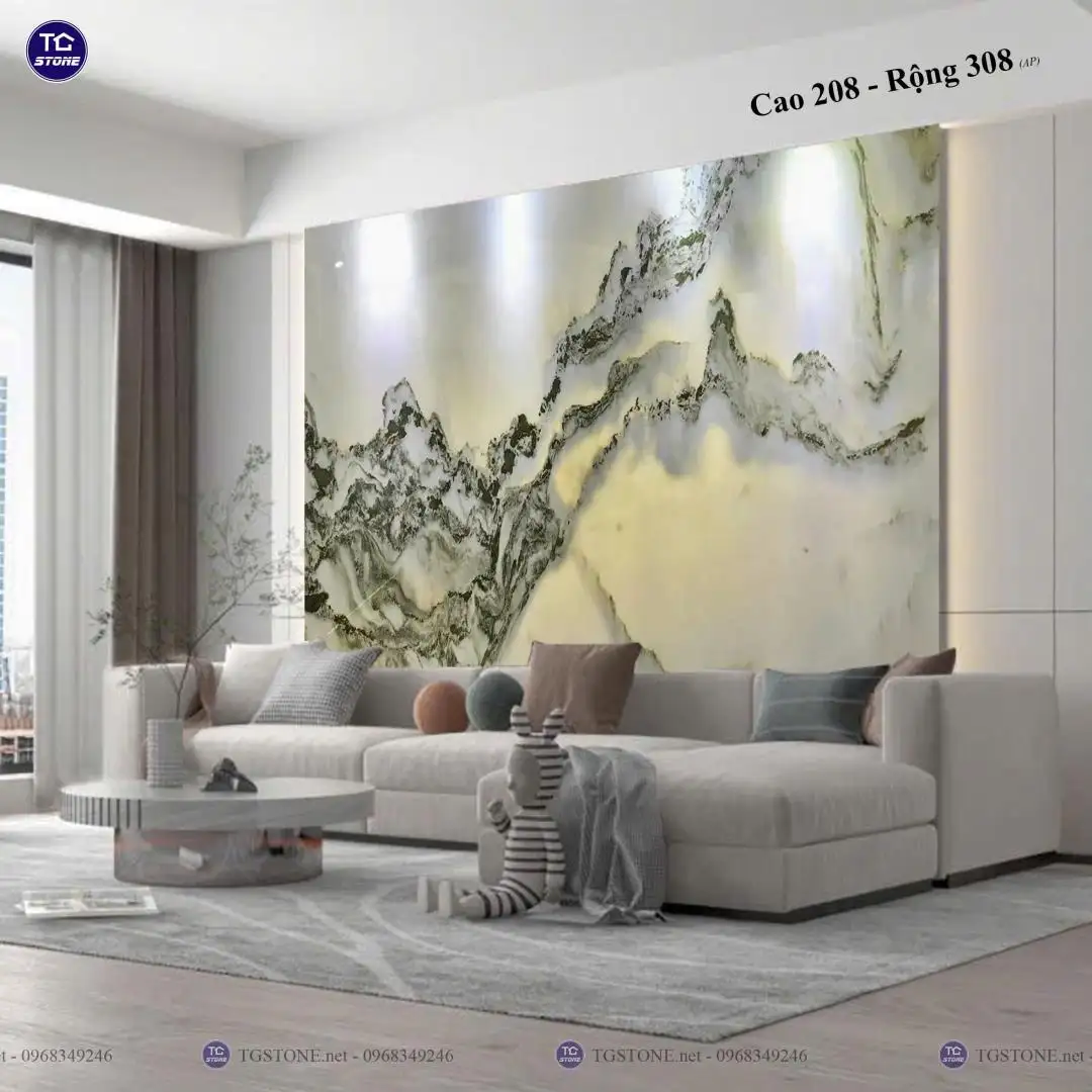 TRANH ĐÁ TỰ NHIÊN SƠN THỦY XUYÊN SÁNG 102