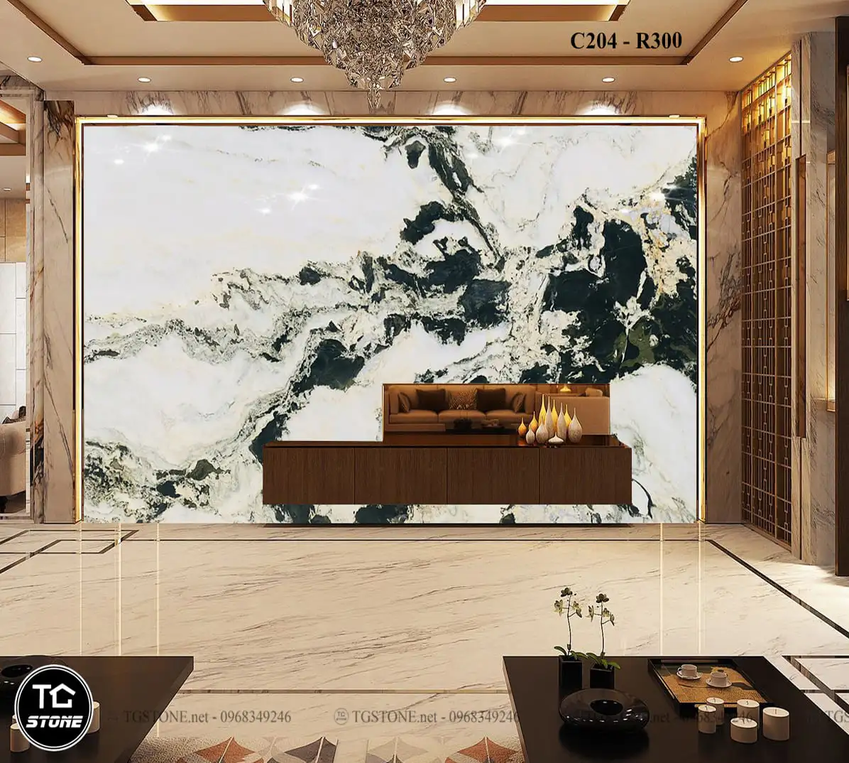 TRANH ĐÁ TỰ NHIÊN SƠN THỦY XUYÊN SÁNG 103