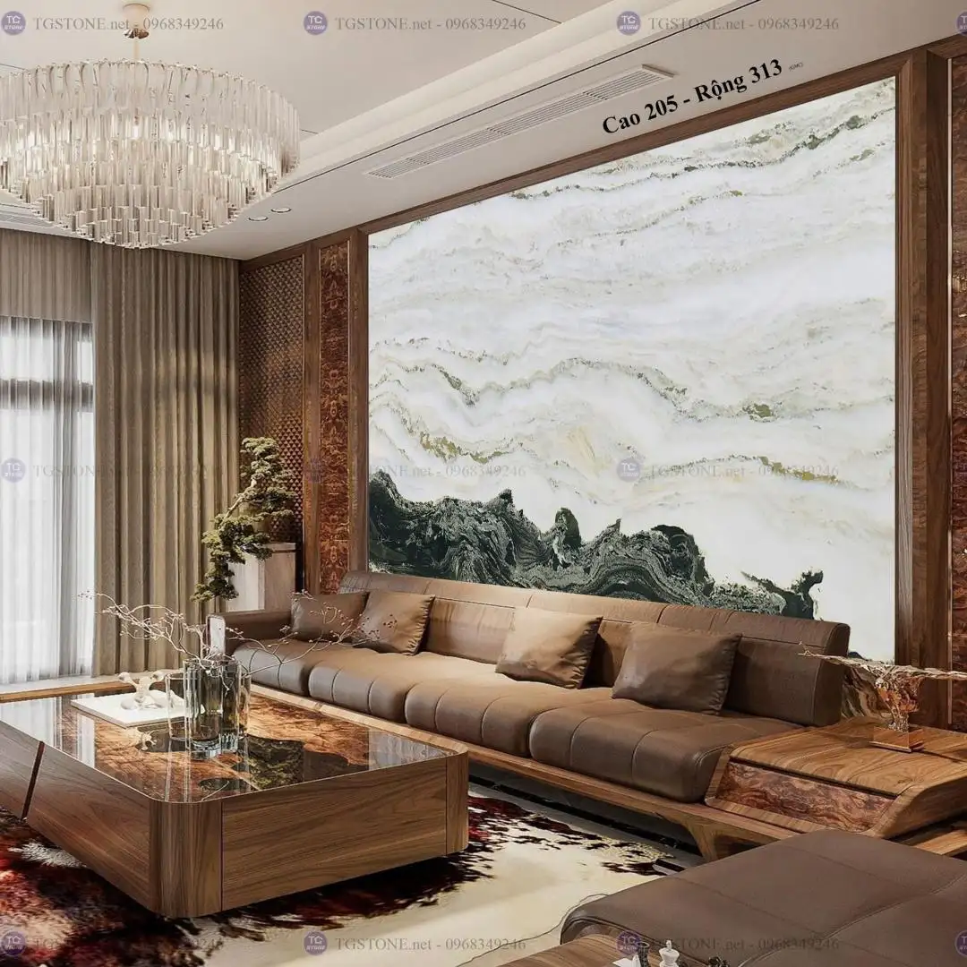 TRANH ĐÁ TỰ NHIÊN SƠN THỦY XUYÊN SÁNG 11