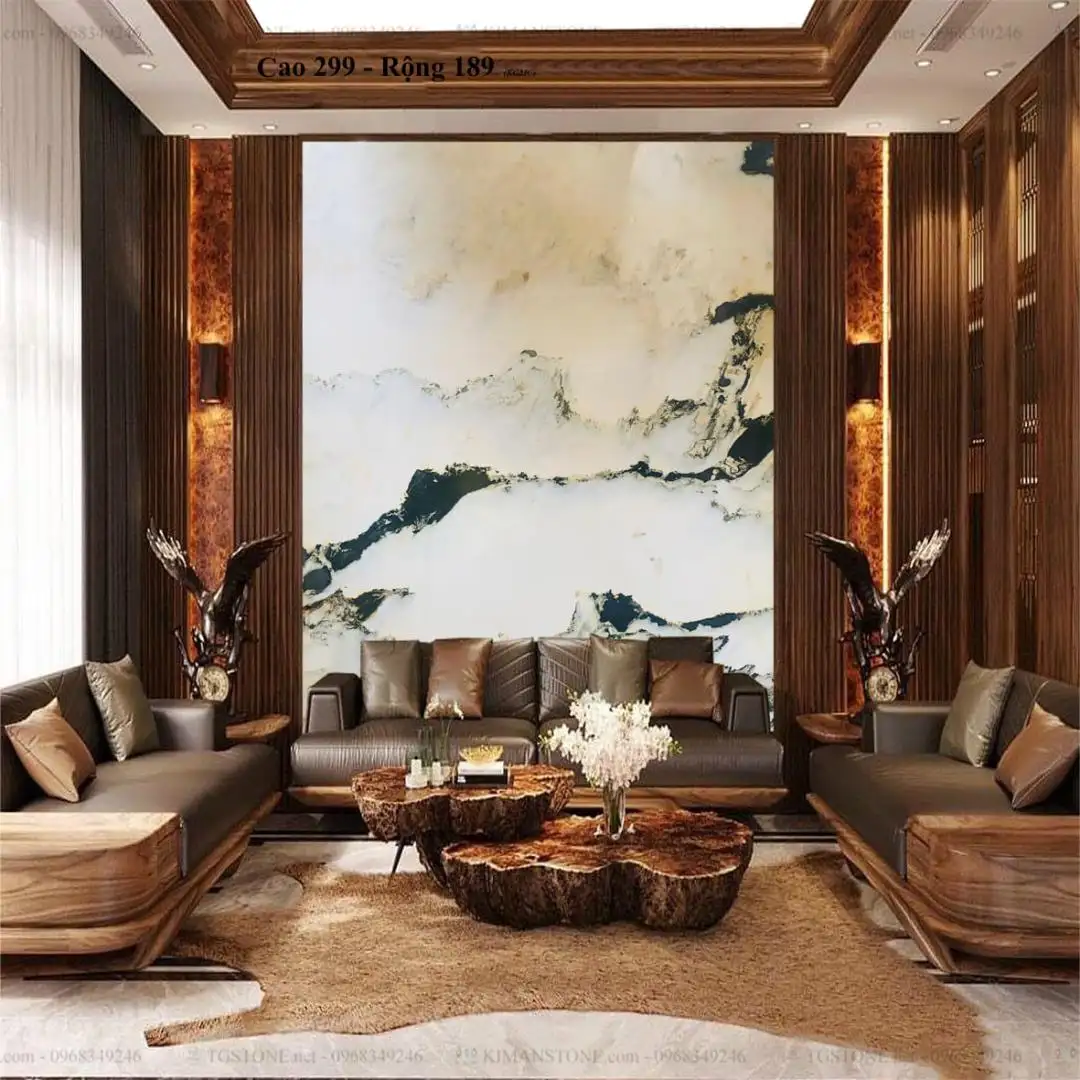 TRANH ĐÁ TỰ NHIÊN SƠN THỦY XUYÊN SÁNG 111