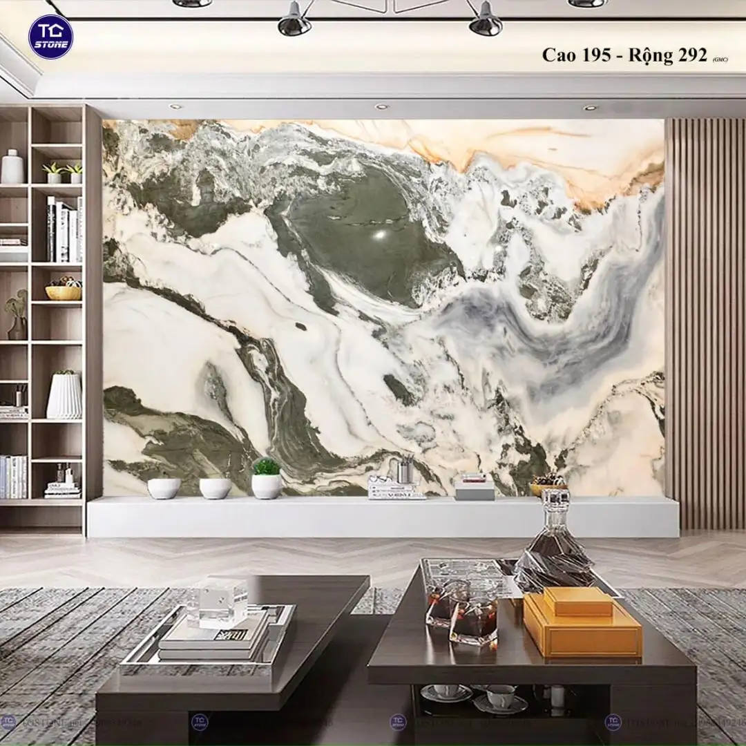 TRANH ĐÁ TỰ NHIÊN SƠN THỦY XUYÊN SÁNG 118