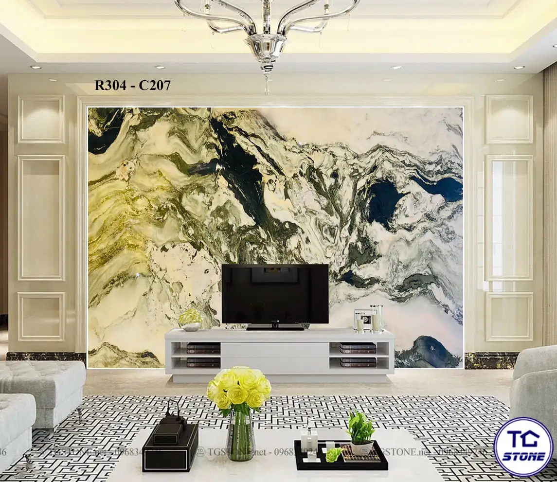 TRANH ĐÁ TỰ NHIÊN SƠN THỦY XUYÊN SÁNG 119