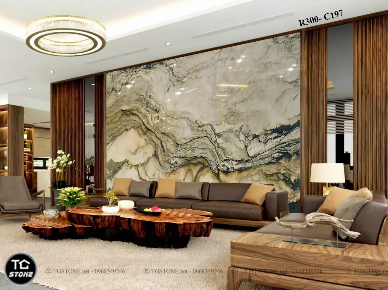 TRANH ĐÁ TỰ NHIÊN SƠN THỦY XUYÊN SÁNG 127