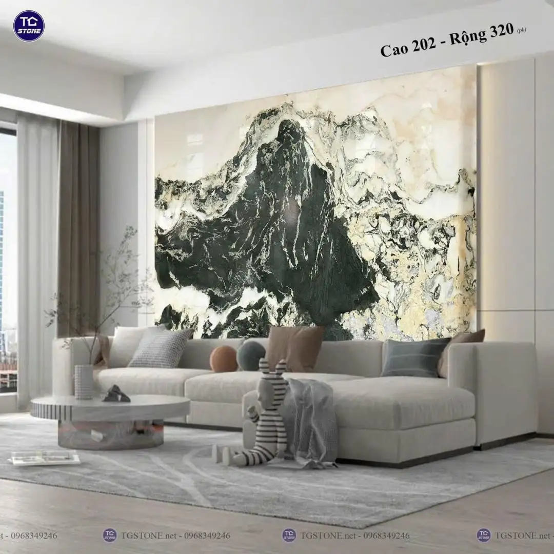 TRANH ĐÁ TỰ NHIÊN SƠN THỦY XUYÊN SÁNG 171