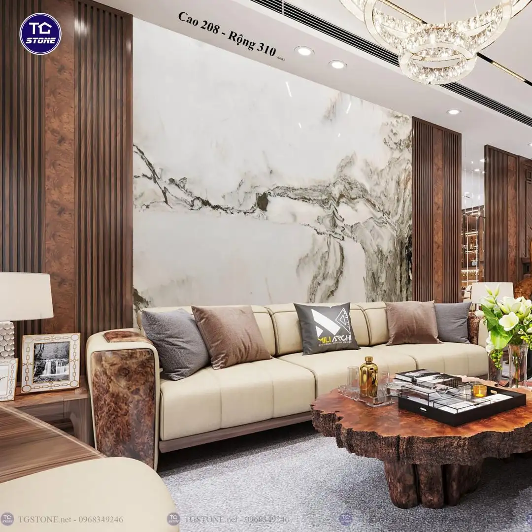 TRANH ĐÁ TỰ NHIÊN SƠN THỦY XUYÊN SÁNG 18