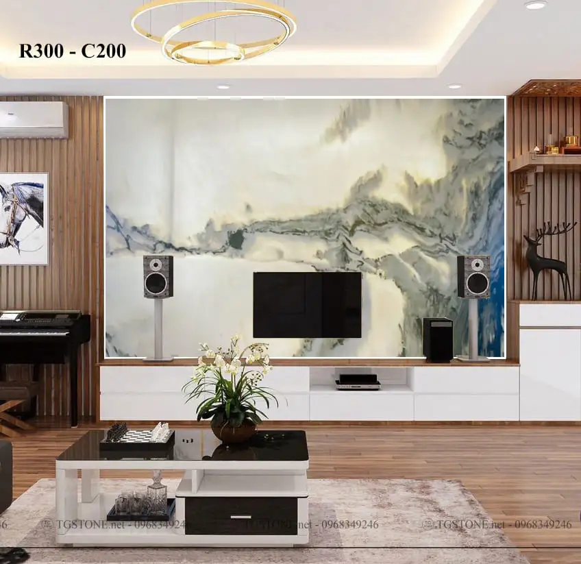 TRANH ĐÁ TỰ NHIÊN SƠN THỦY XUYÊN SÁNG 221