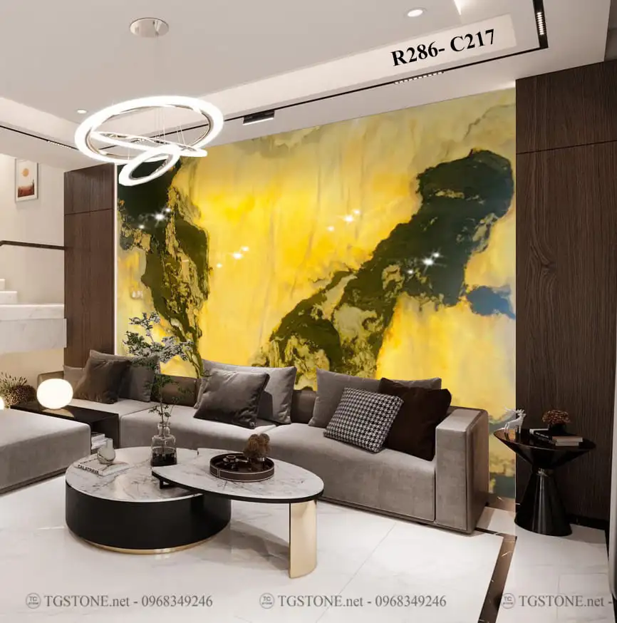 TRANH ĐÁ TỰ NHIÊN SƠN THỦY XUYÊN SÁNG 225
