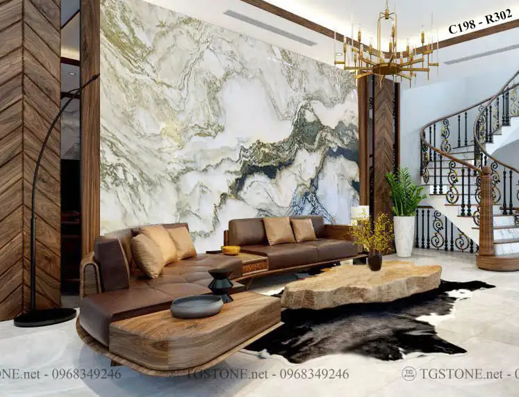 TRANH ĐÁ TỰ NHIÊN SƠN THỦY XUYÊN SÁNG 226