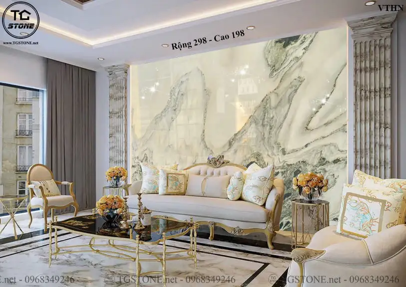 TRANH ĐÁ TỰ NHIÊN SƠN THỦY XUYÊN SÁNG 228