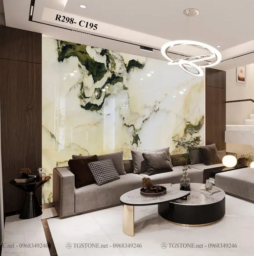TRANH ĐÁ TỰ NHIÊN SƠN THỦY XUYÊN SÁNG 240