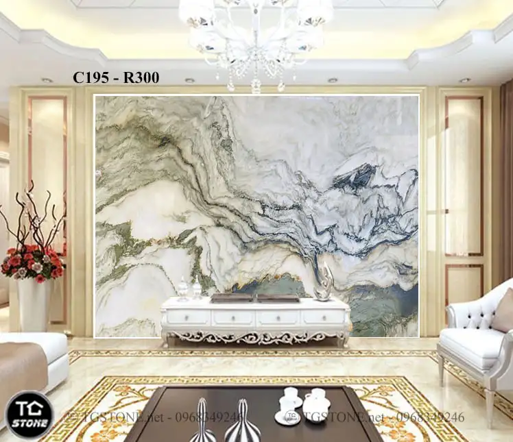 TRANH ĐÁ TỰ NHIÊN SƠN THỦY XUYÊN SÁNG 245