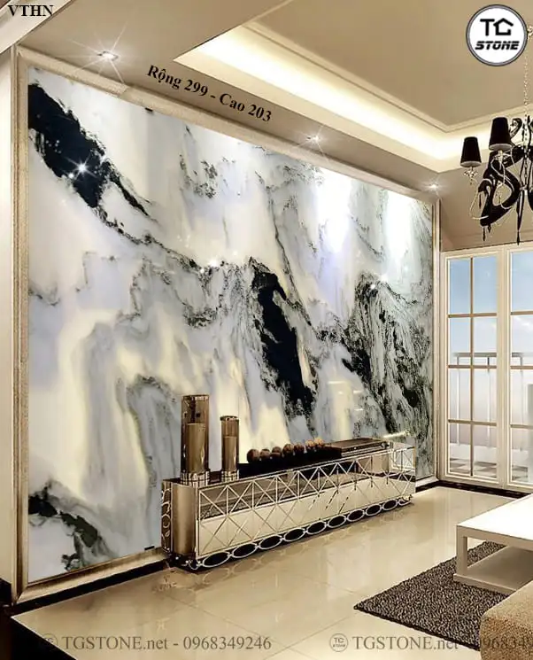 TRANH ĐÁ TỰ NHIÊN SƠN THỦY XUYÊN SÁNG 256