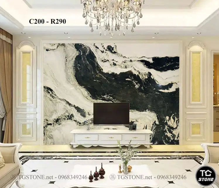 TRANH ĐÁ TỰ NHIÊN SƠN THỦY XUYÊN SÁNG 257