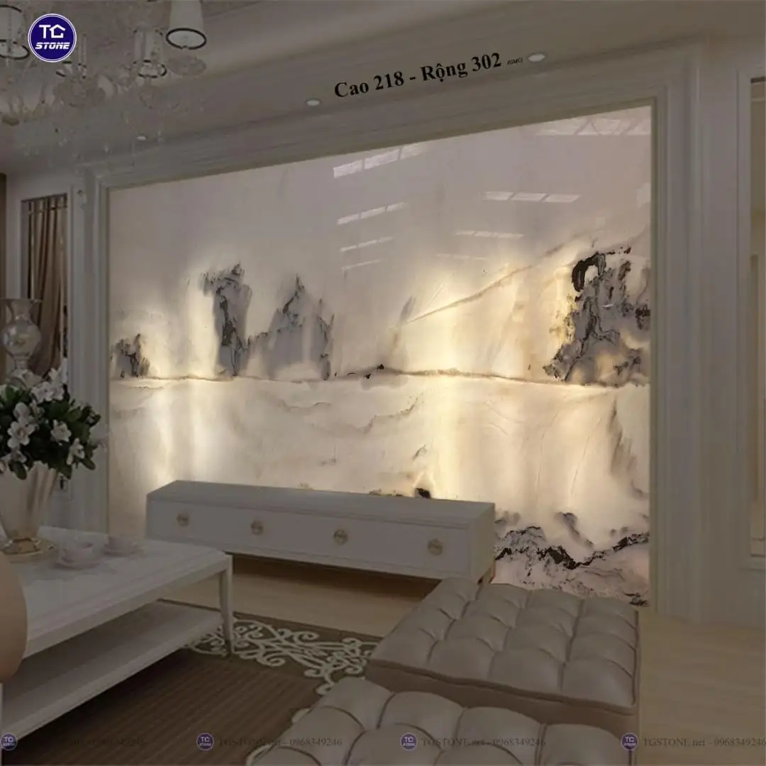 TRANH ĐÁ TỰ NHIÊN SƠN THỦY XUYÊN SÁNG 265