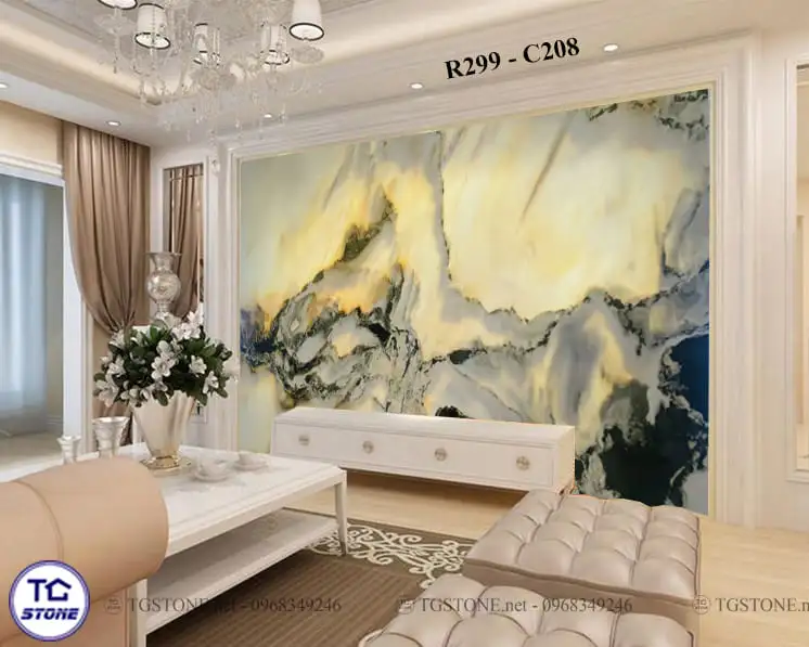 TRANH ĐÁ TỰ NHIÊN SƠN THỦY XUYÊN SÁNG 274