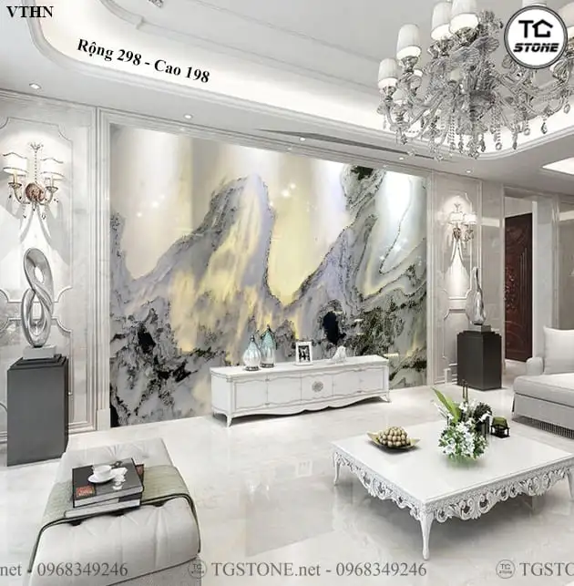 TRANH ĐÁ TỰ NHIÊN SƠN THỦY XUYÊN SÁNG 276