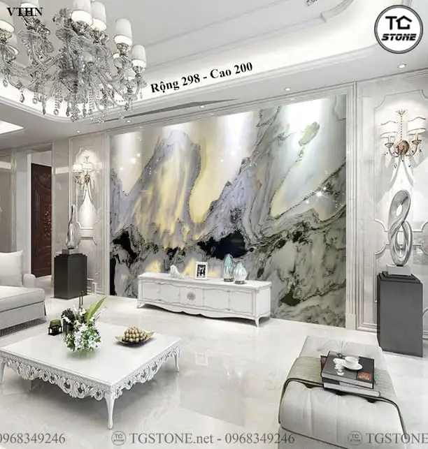 TRANH ĐÁ TỰ NHIÊN SƠN THỦY XUYÊN SÁNG 277