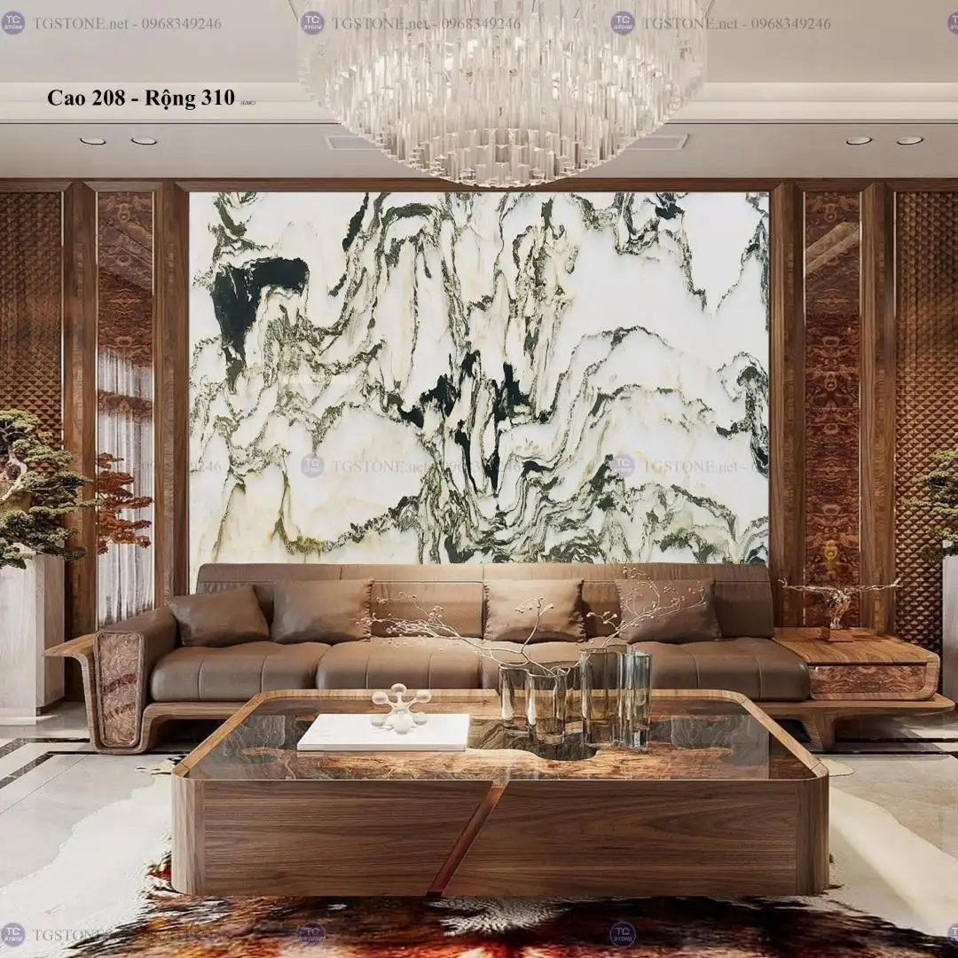TRANH ĐÁ TỰ NHIÊN SƠN THỦY XUYÊN SÁNG 3