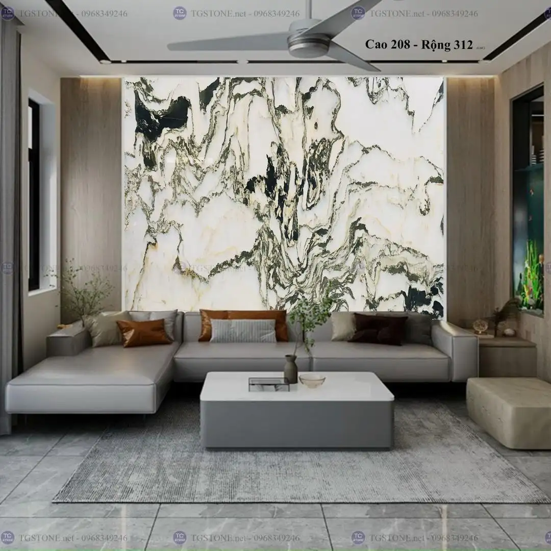 TRANH ĐÁ TỰ NHIÊN SƠN THỦY XUYÊN SÁNG 52