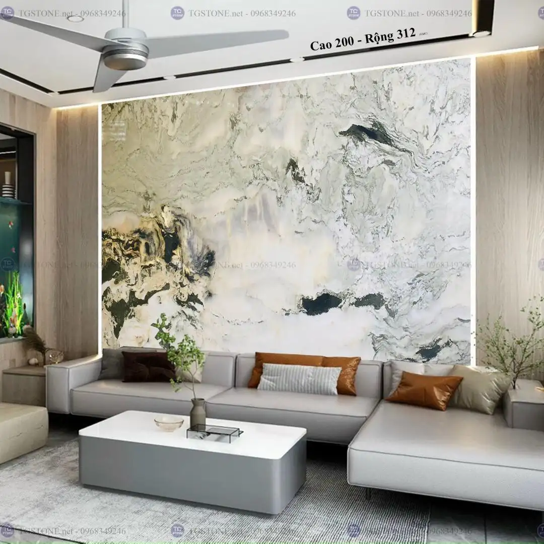 TRANH ĐÁ TỰ NHIÊN SƠN THỦY XUYÊN SÁNG 53