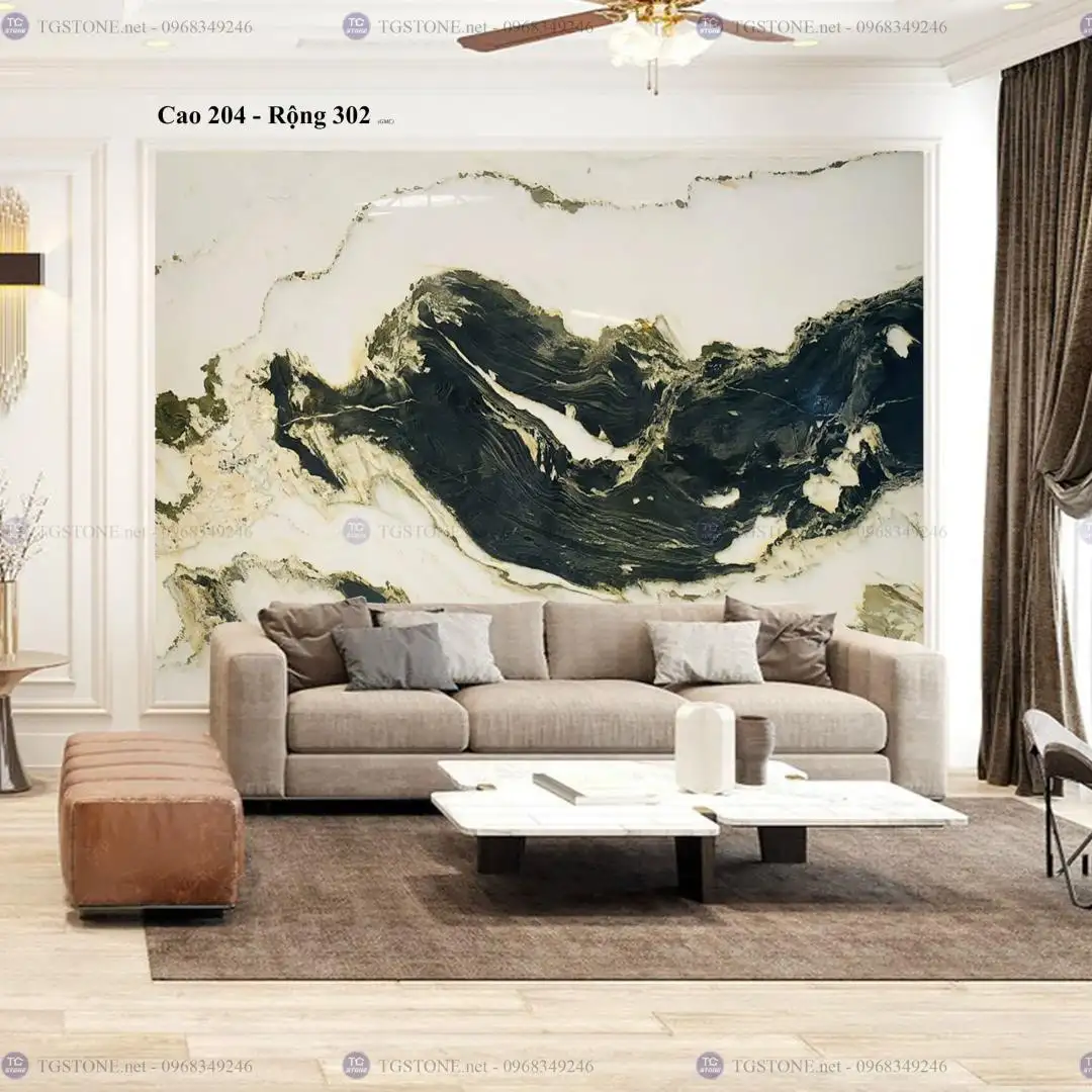 TRANH ĐÁ TỰ NHIÊN SƠN THỦY XUYÊN SÁNG 58