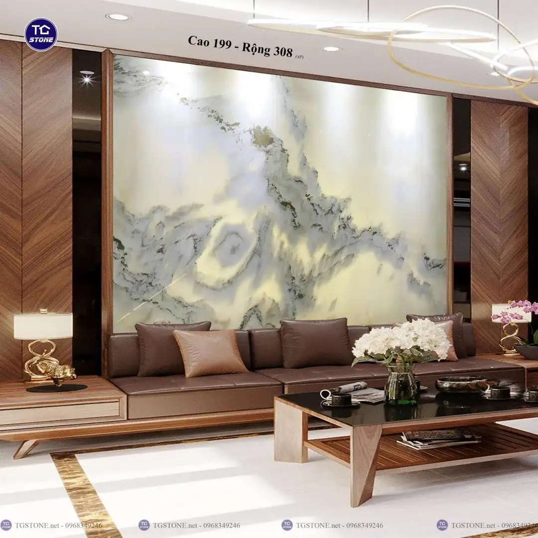 TRANH ĐÁ TỰ NHIÊN SƠN THỦY XUYÊN SÁNG 68